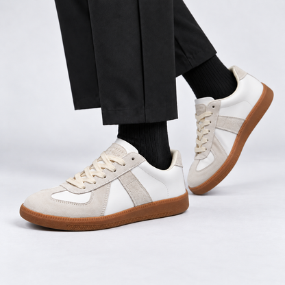 Holden Leather Sneakers, Stitched Toe | Hudson & Wells