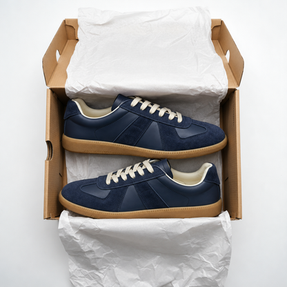 Holden Leather Sneakers, Stitched Toe | Hudson & Wells