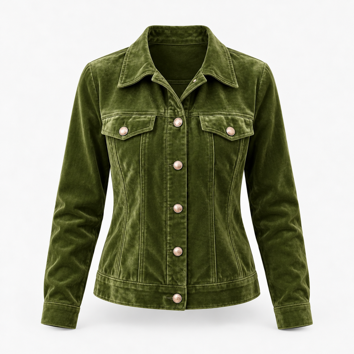 Janice Soft Button-Front Jacket | Hudson & Wells