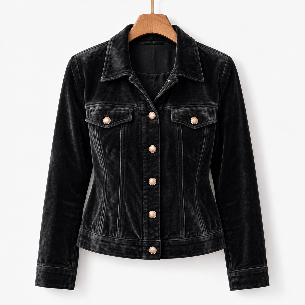 Janice Soft Button-Front Jacket | Hudson & Wells