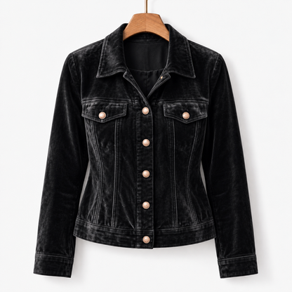 Janice Soft Button-Front Jacket | Hudson & Wells