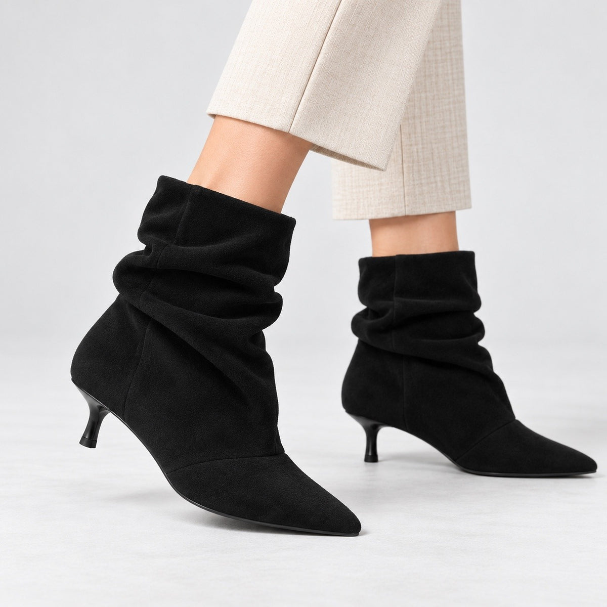 Jeanette Soft Slouch Ankle Boots | Hudson & Wells