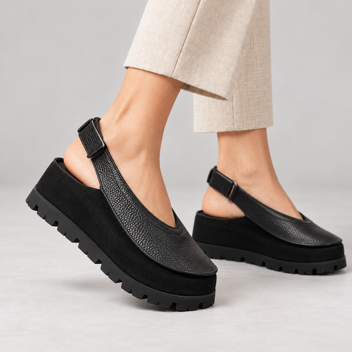 Lavonne Comfort Platform Slingback Shoes | Hudson & Wells