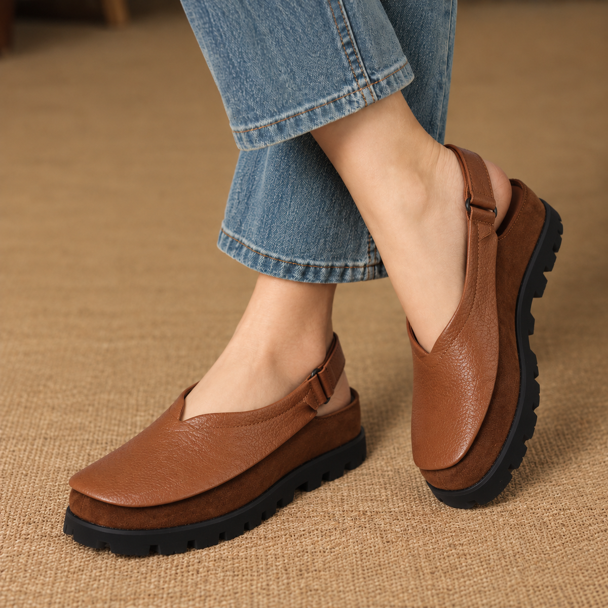 Lavonne Comfort Platform Slingback Shoes | Hudson & Wells