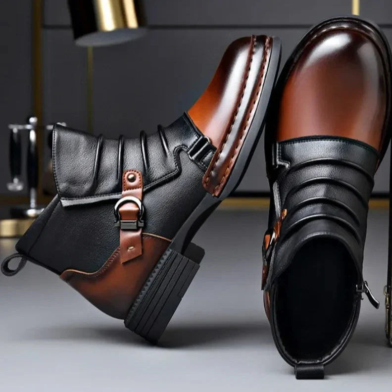 Lincoln Buckle Ankle Boot | Hudson & Wells