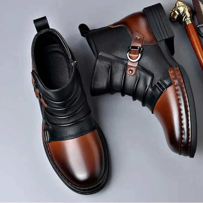 Lincoln Buckle Ankle Boot | Hudson & Wells