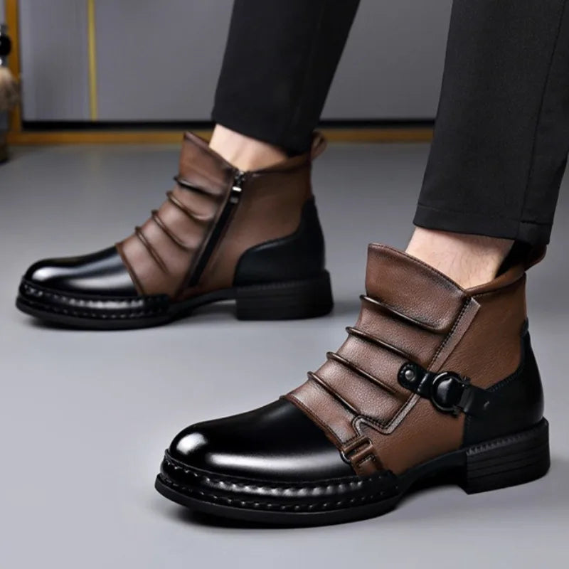 Lincoln Buckle Ankle Boot | Hudson & Wells