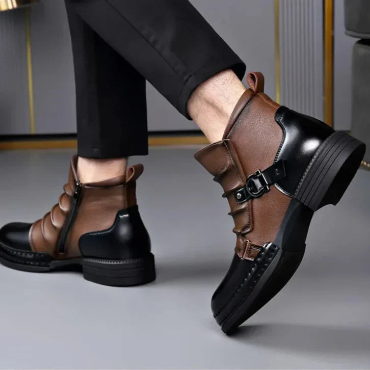 Lincoln Buckle Ankle Boot | Hudson & Wells