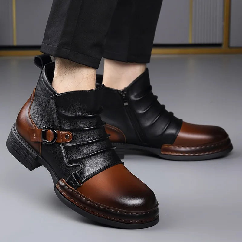 Lincoln Buckle Ankle Boot | Hudson & Wells