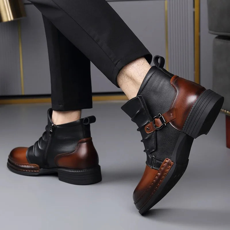 Lincoln Buckle Ankle Boot | Hudson & Wells