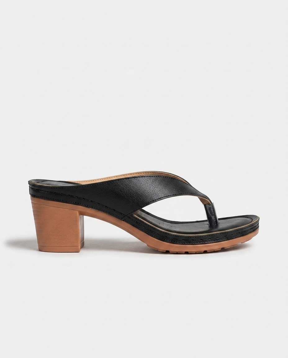 Lincoln Crossover Sandal — Black | Hudson & Wells