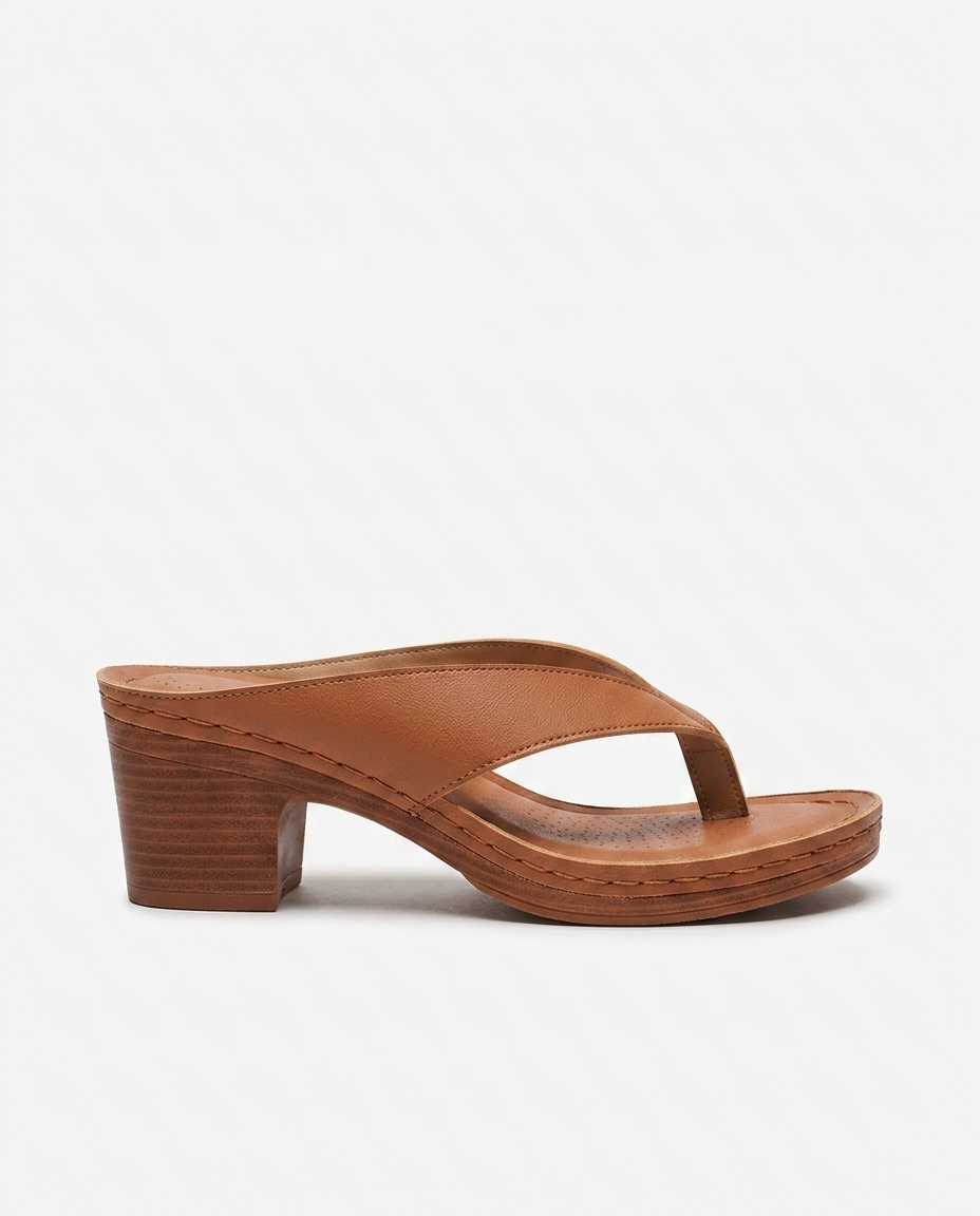 Lincoln Crossover Sandal — Brown | Hudson & Wells