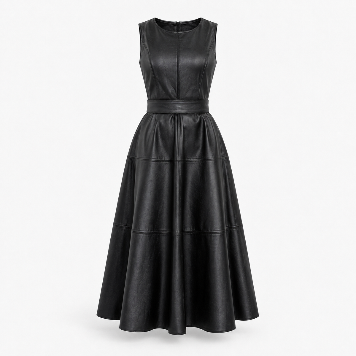 Lorelei Defined-Waist Midi Dress | Hudson & Wells