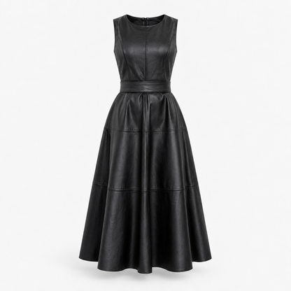 Lorelei Defined-Waist Midi Dress | Hudson & Wells