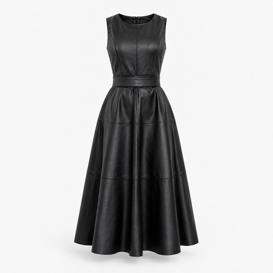 Lorelei Defined-Waist Midi Dress | Hudson & Wells