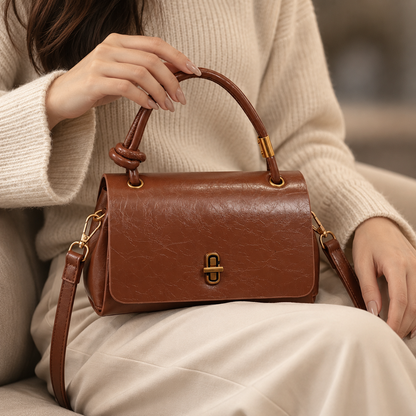Louisa Comfort Knotted-Handle Bag | Hudson & Wells