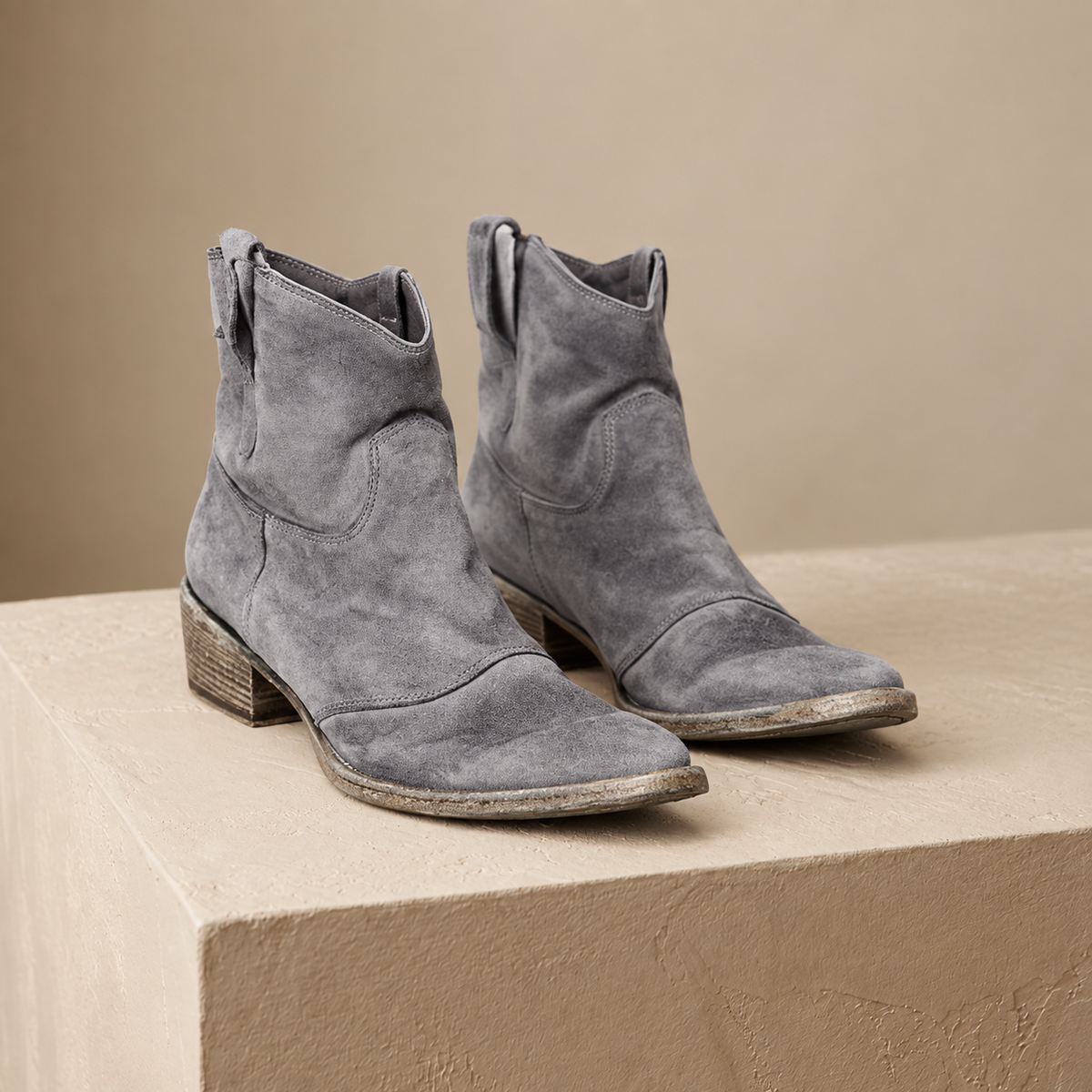 Lucille Women's Soft Faux Suede Western Boots | Hudson & Wells