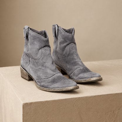 Lucille Women's Soft Faux Suede Western Boots | Hudson & Wells