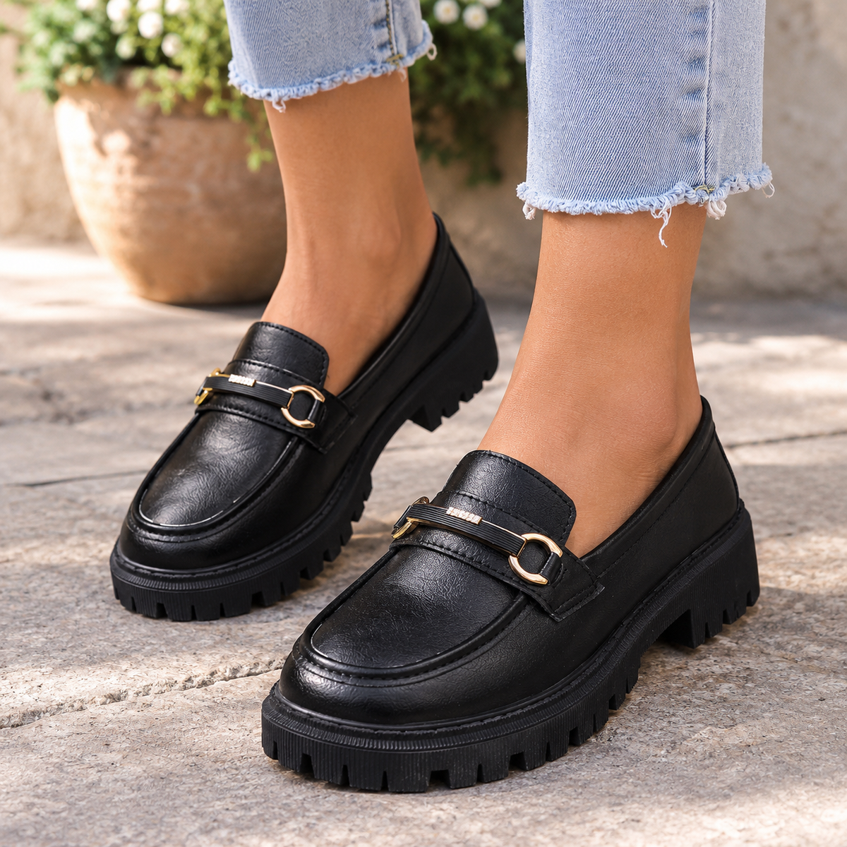 Lucy Comfort Platform Loafers | Hudson & Wells