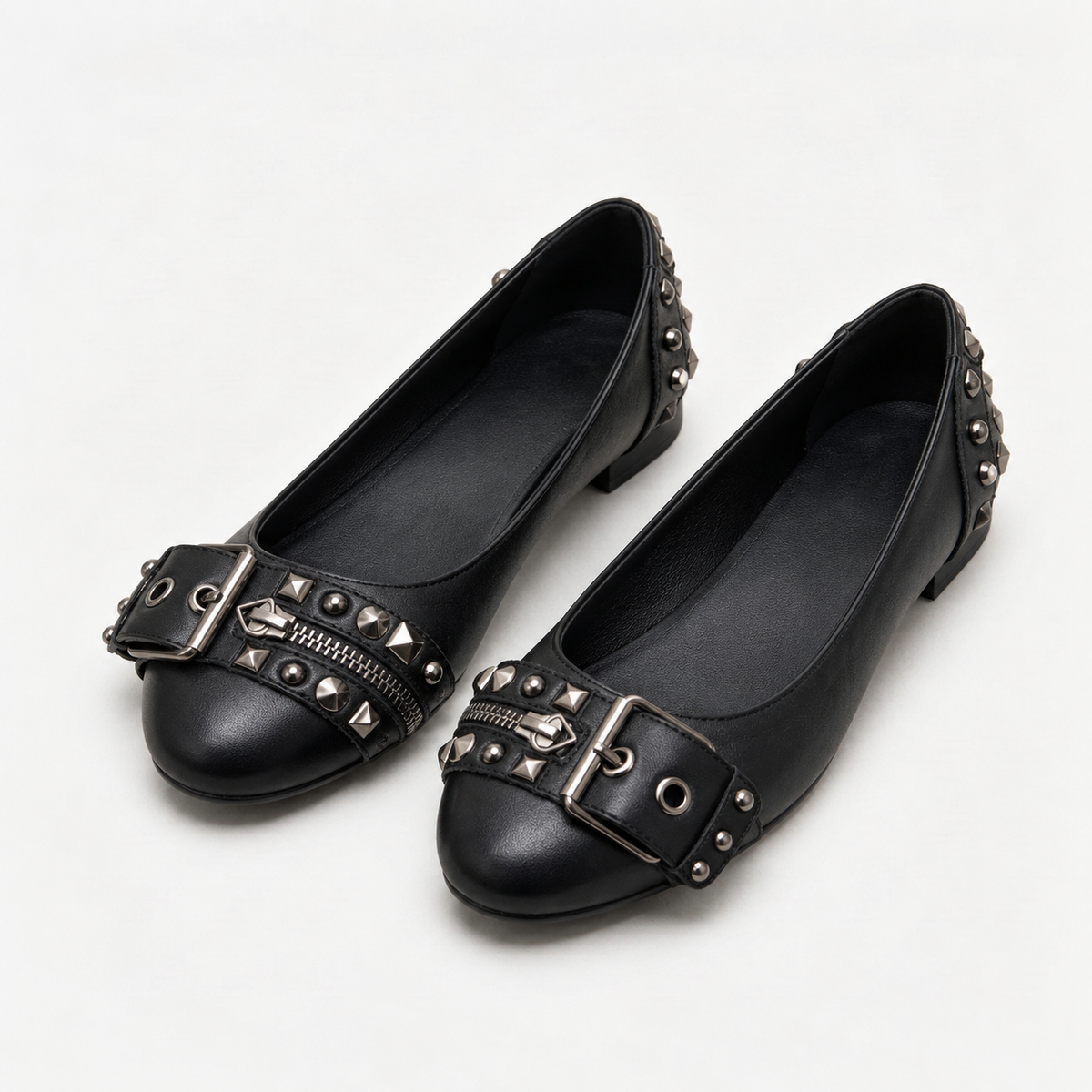 Mavis Women's Everyday Ballet Flats, Buckle Strap | Hudson & Wells
