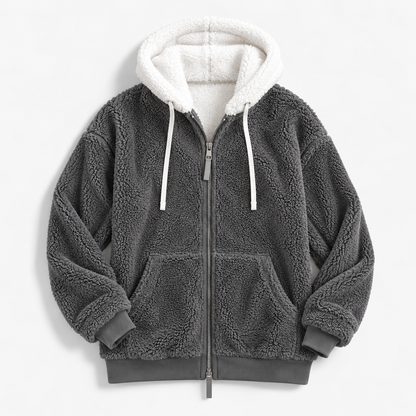 Myrna Relaxed Fit Hooded Zip Jacket | Hudson & Wells