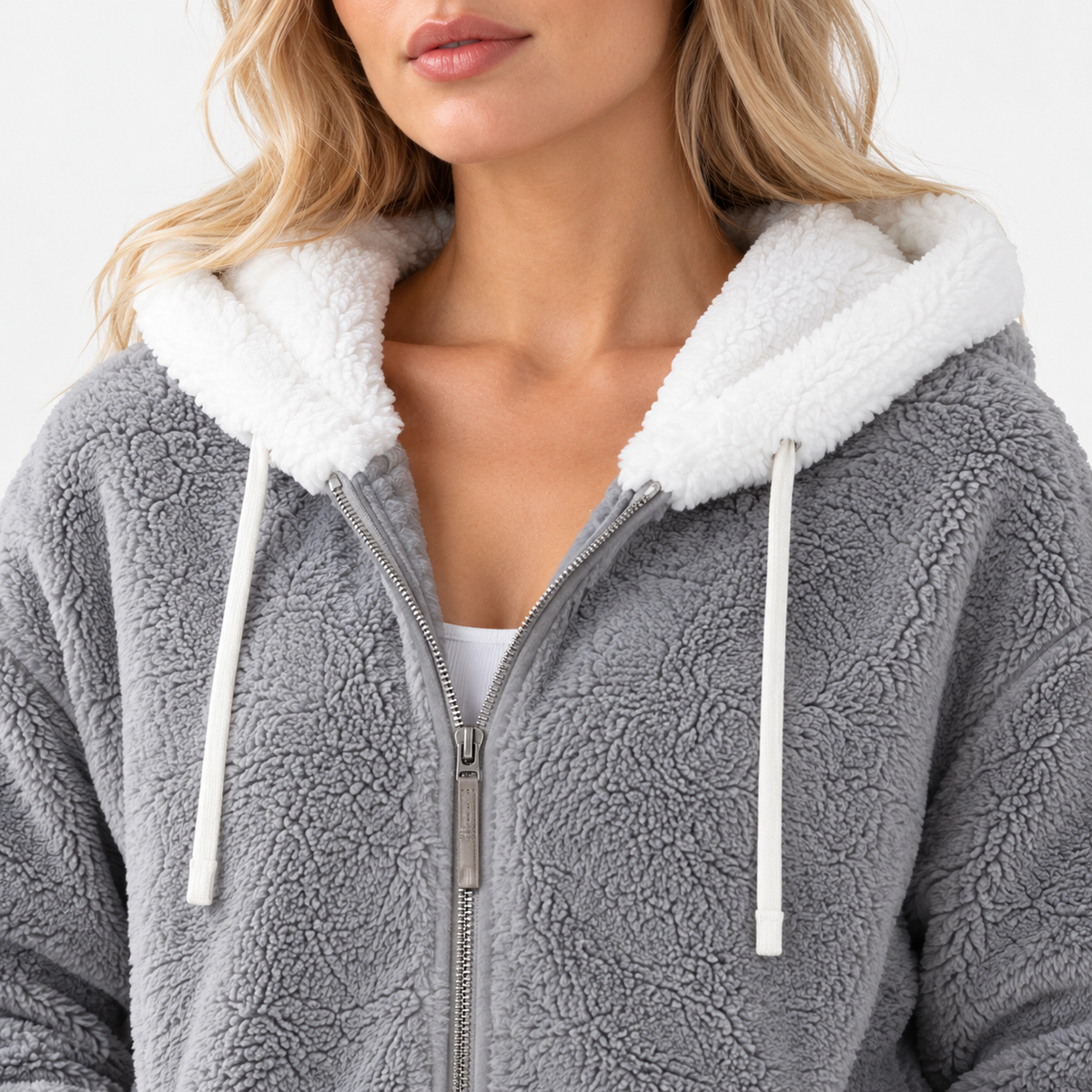 Myrna Relaxed Fit Hooded Zip Jacket | Hudson & Wells