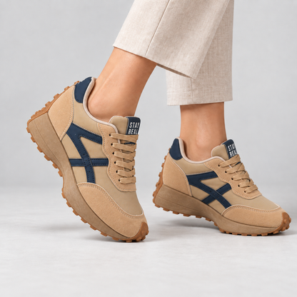 Naomi Women's Breathable Textile Walking Sneakers | Hudson & Wells