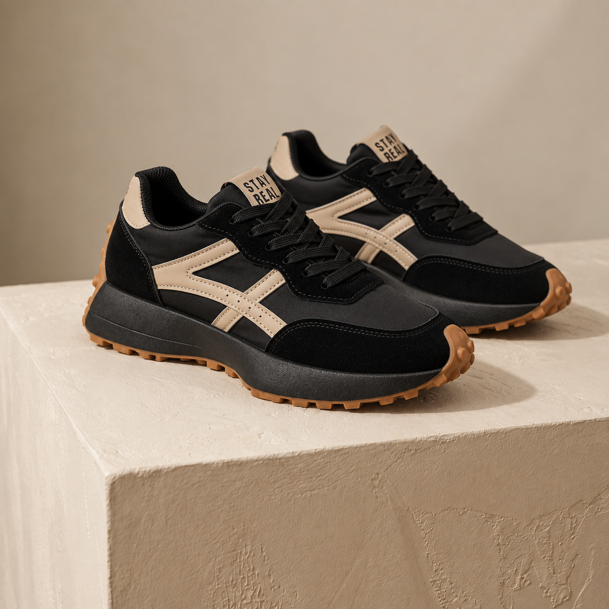 Naomi Women's Breathable Textile Walking Sneakers | Hudson & Wells