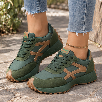 Naomi Women's Breathable Textile Walking Sneakers | Hudson & Wells