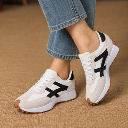 Naomi Women's Breathable Textile Walking Sneakers | Hudson & Wells
