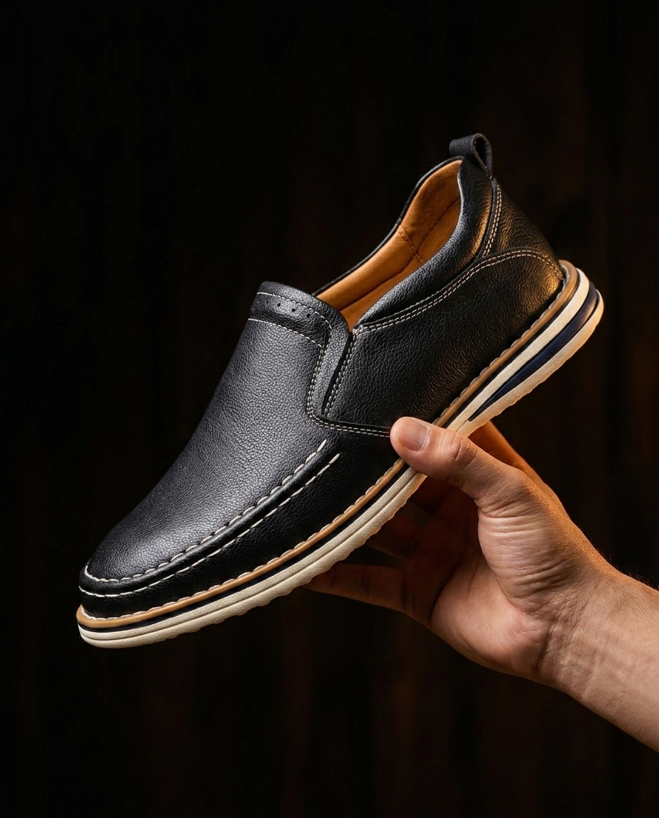 Nash Moc-Toe Slip-On | Hudson & Wells