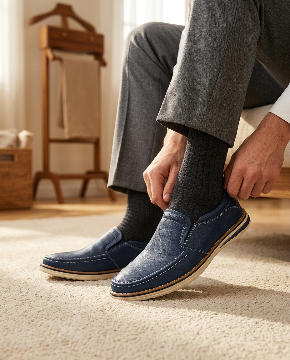 Nash Moc-Toe Slip-On | Hudson & Wells