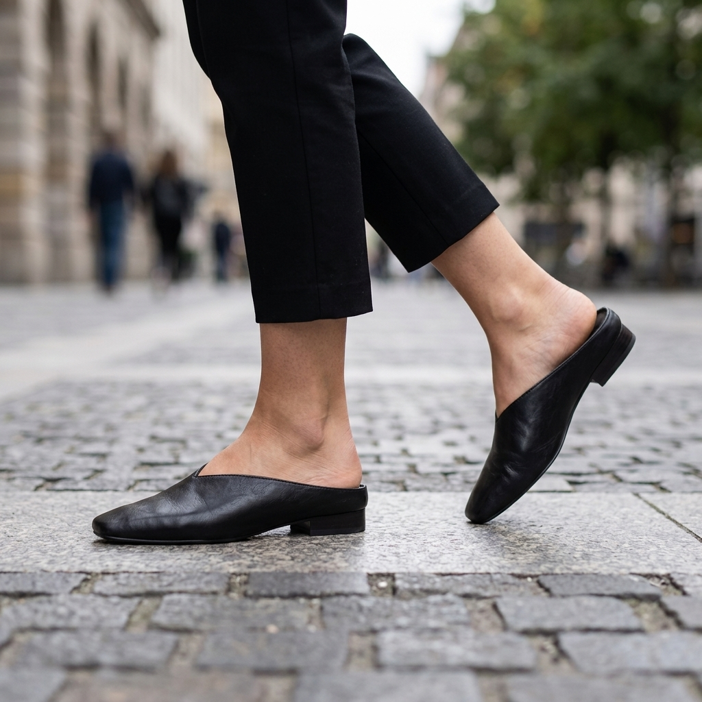 Nash V-Cut Mule | Hudson & Wells