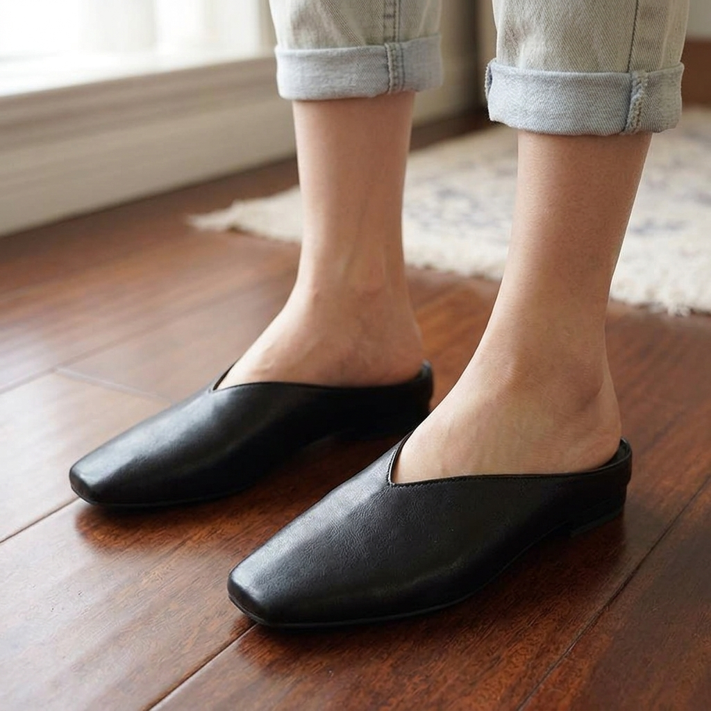 Nash V-Cut Mule | Hudson & Wells