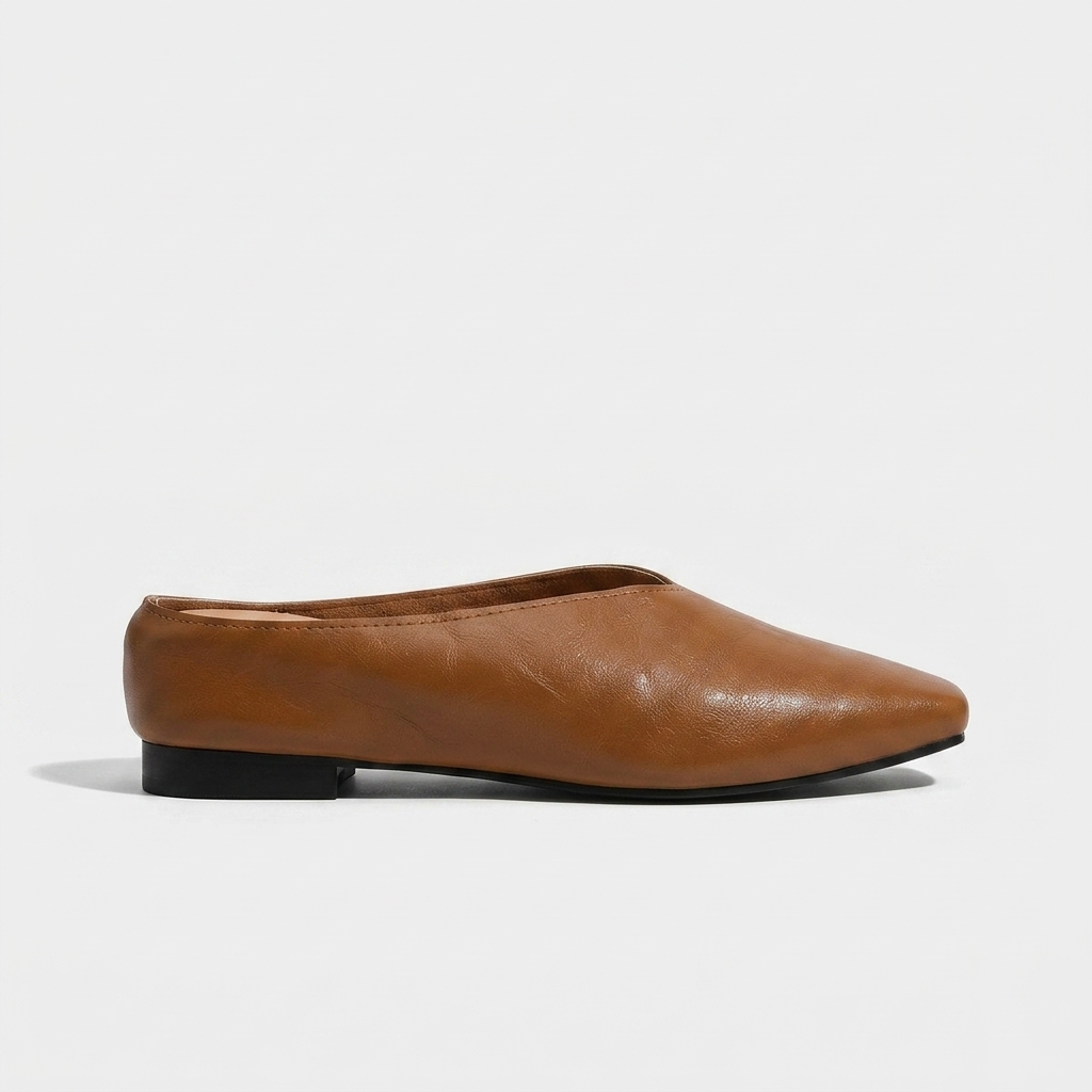 Nash V-Cut Mule — Brown | Hudson & Wells
