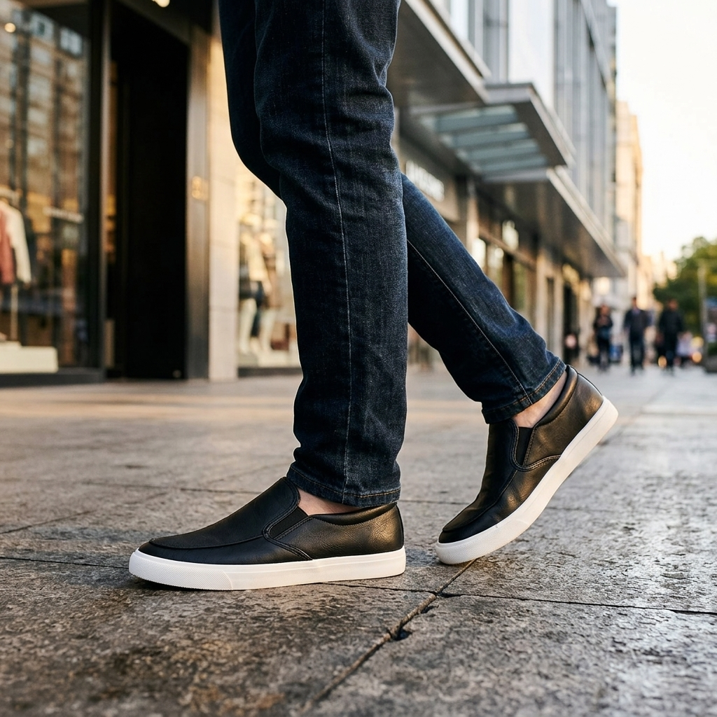 Nolan Apron-Toe Slip-On | Hudson & Wells