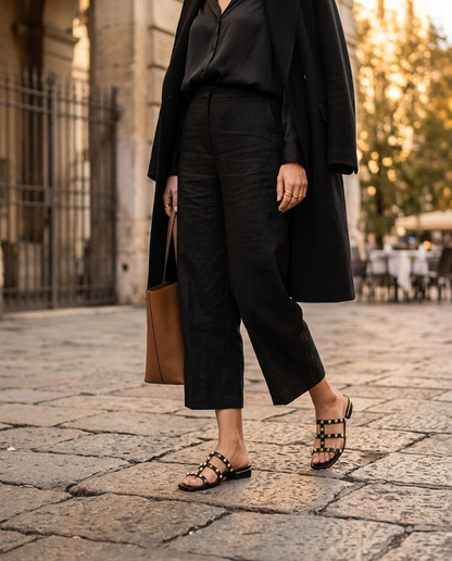 Odette Studded Sandal | Hudson & Wells