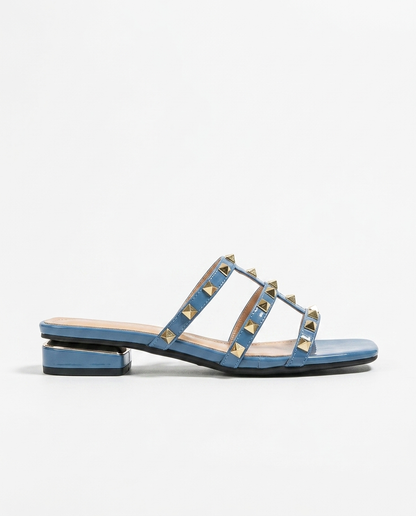 Odette Studded Sandal — Blue | Hudson & Wells