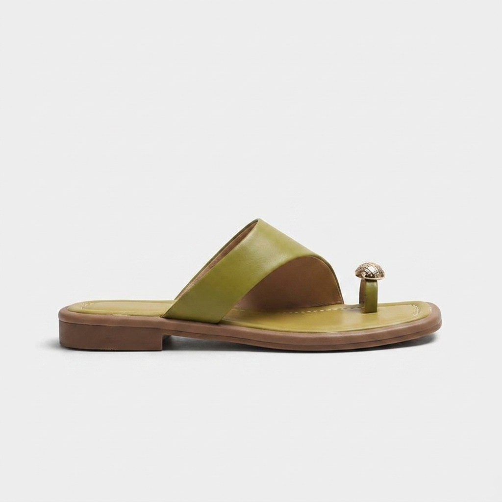 Oliver Metal-Accent Slide — Green | Hudson & Wells