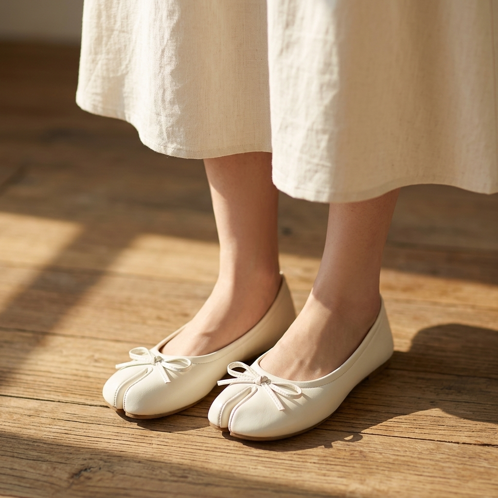 Parker Split-Toe Ballet Flat | Hudson & Wells