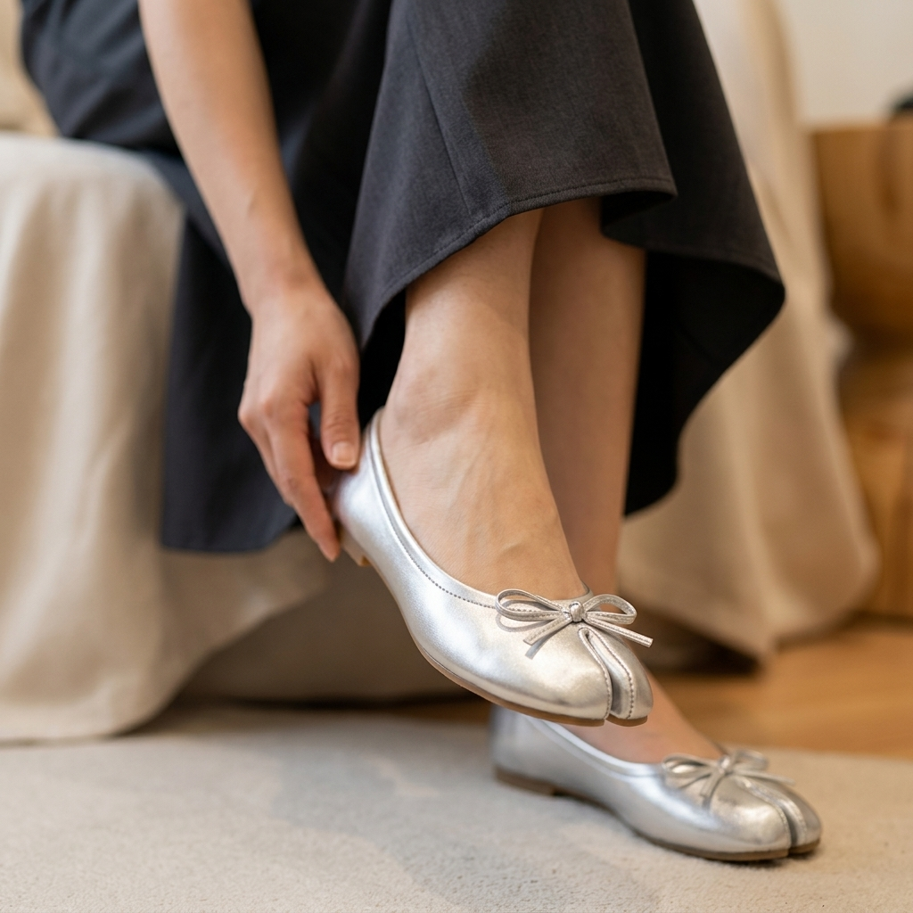 Parker Split-Toe Ballet Flat | Hudson & Wells
