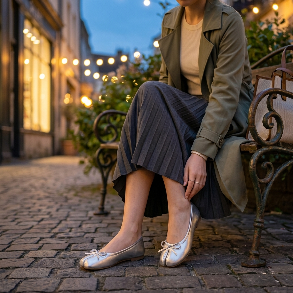 Parker Split-Toe Ballet Flat | Hudson & Wells