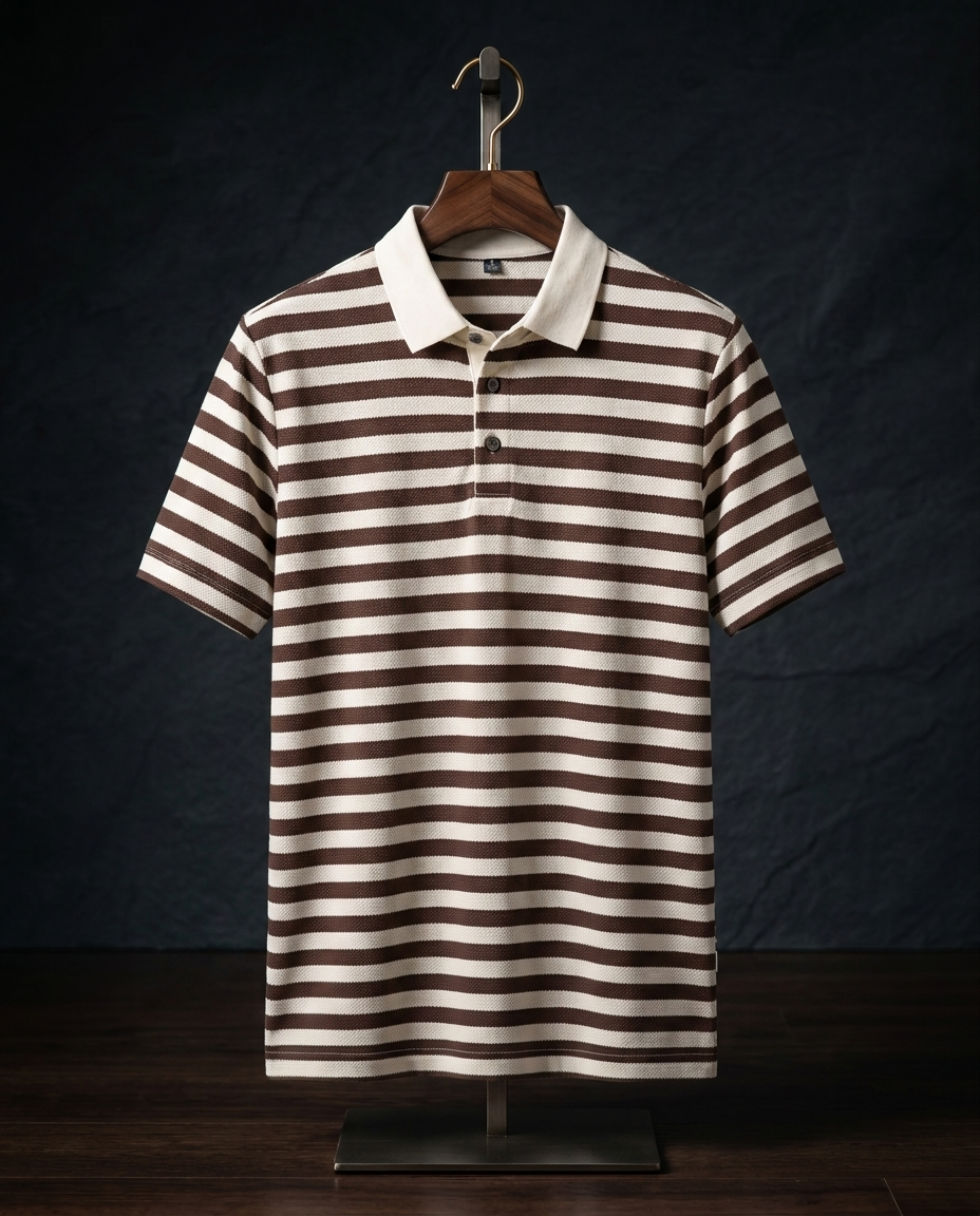 Parker Stripe Polo | Hudson & Wells