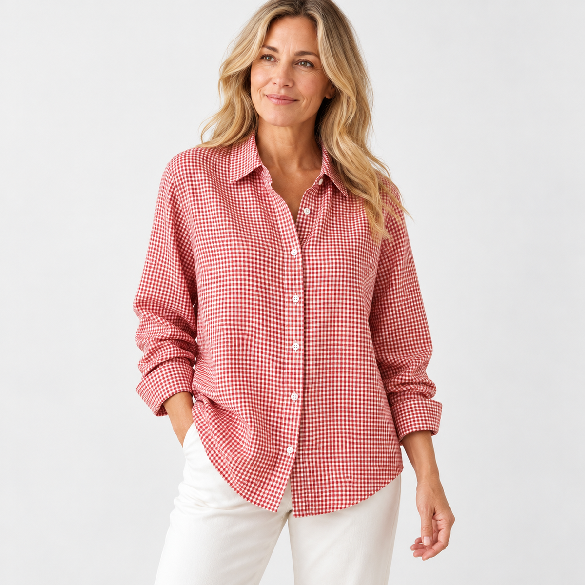 Penny Relaxed Fit Button-Down Shirt | Hudson & Wells