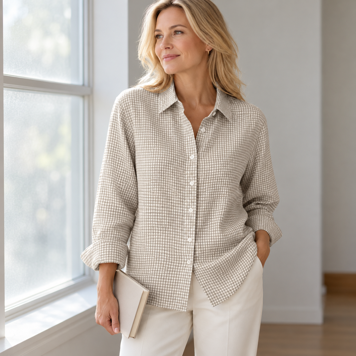 Penny Relaxed Fit Button-Down Shirt | Hudson & Wells
