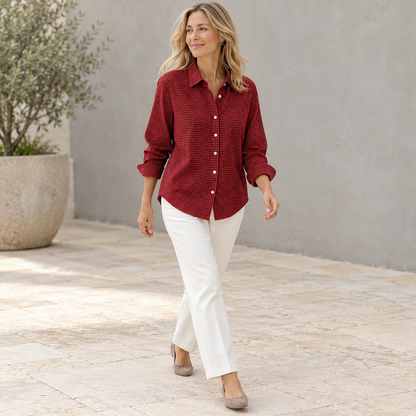 Penny Relaxed Fit Button-Down Shirt | Hudson & Wells
