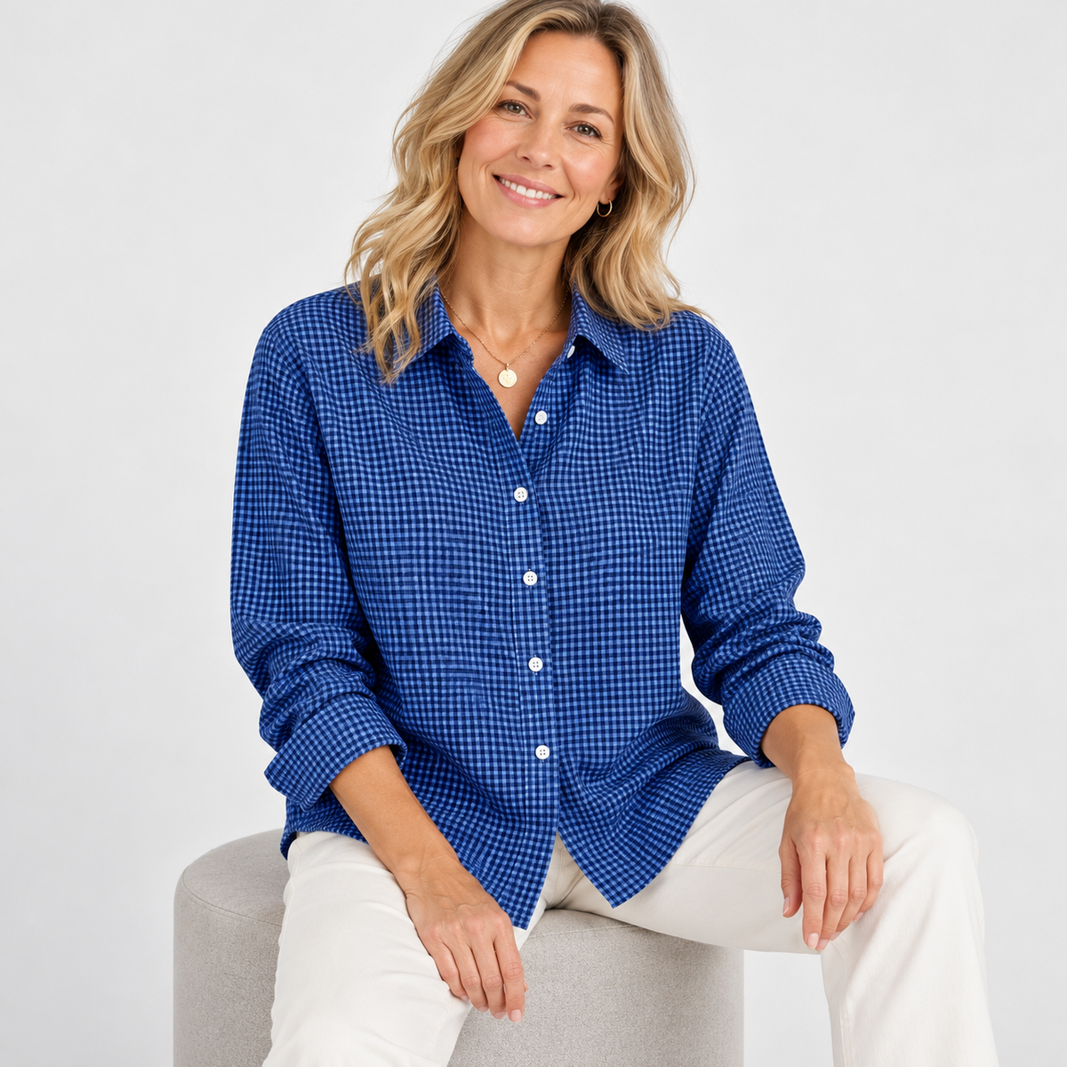 Penny Relaxed Fit Button-Down Shirt | Hudson & Wells