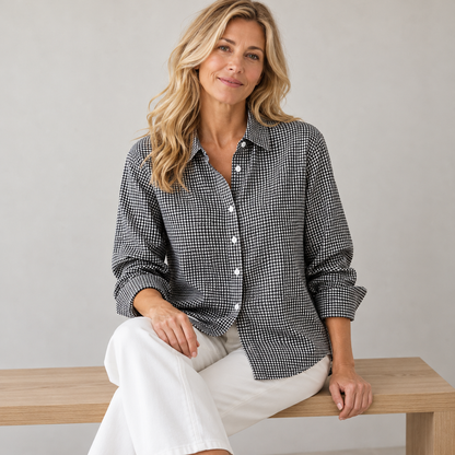 Penny Relaxed Fit Button-Down Shirt | Hudson & Wells