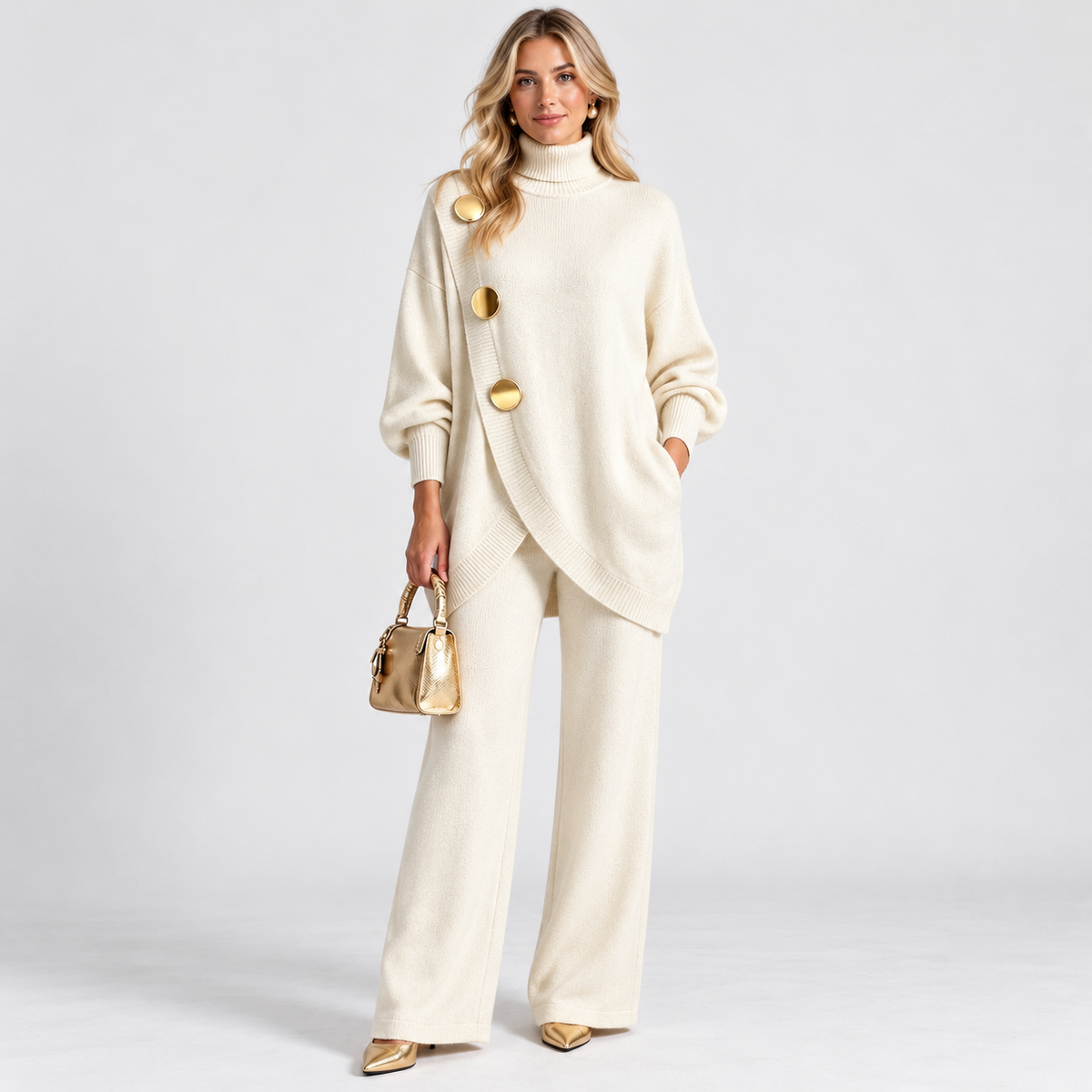 Phoebe Lightweight Sweater and Pants Set | Hudson & Wells