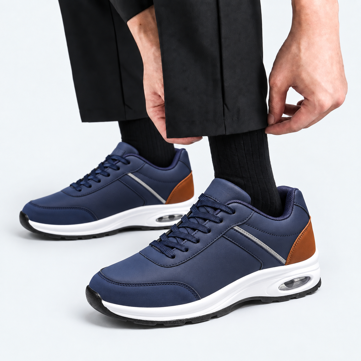 Preston Paneled Sneaker | Hudson & Wells
